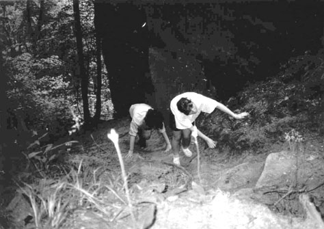 Uk�zka drsn�ho v�stupu do vrchu